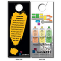 14 Pt. Laminated Rectangle Door Hanger w/Slit